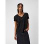 Object objfeodora s/s v-neck top noos black