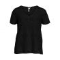 Object objfeodora s/s v-neck top noos black