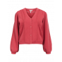 Object objulla knit l/s re cardigan slate rose