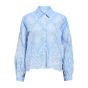 Object objbitten l/s shirt noos cornflower blue wh