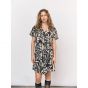 Object objkarina s/s short dress sandshell black