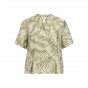 Object objkarina s/s v-neck top sandsh olive