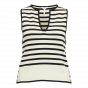 Object objviva s/l knit top spencer sand stripe bl