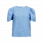 Object objilly s/s o-neck top 138 cornflower blue