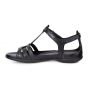 ecco Flash T-strap Sandal Zwartcombi