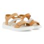 Ecco  Flowt W Flat Sandal Bruincombi