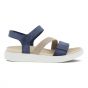 Ecco  Flowt W Flat Sandal Blauwcombi