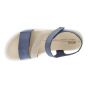 Ecco  Flowt W Flat Sandal Blauwcombi