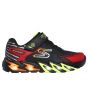 Skechers Boy Flex Glow Bolt Black Red