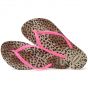 Havaianas slim animals slipper sand grey/pink