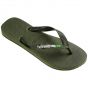 Havaianas brasil logo slipper green/green