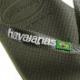 Havaianas brasil logo slipper green/green