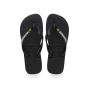Havaianas brasil logo slipper black/black