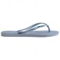 Havaianas slim logo metallic ashley blue