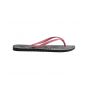 Havaianas slim leopard slipper black pink