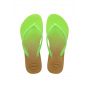 Havaianas slim gradient white/fluorescent eletric