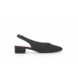 Gabor 61.520.17 Slingback chevreau Zwart
