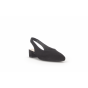 Gabor 61.520.17 Slingback chevreau Zwart