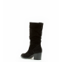 Gabor 95.894.47 Zwart Suede plooi laars