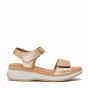 MY Sandals 5660 Champagne Metalic Leder