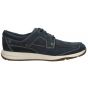 Clarks Sailview Lace Navy Nubuck