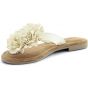 Lazamani Ladies Flower Slipper Uni Wit