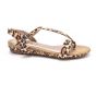 Pit Sandaal Leopard Beige