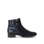 Gabor Laarsje Velour/Krokolak DarkBlu