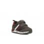 Geox J Alben Boy Nylon Suede Forest/DK Red