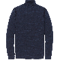 Cast Iron roll neck cotton heather plated dr blues