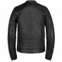 Cast Iron zip jacketsheep double dyed oily black