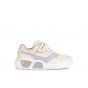 Geox J Illuminus Girl Sneakers Milk LT Rose