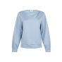 Aaiko evelyn vis sweater poplinblue