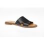 Pitt Fiji  Slipper Leder Zwart