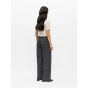 Object objlisa wide pant aop noos dark grey mel