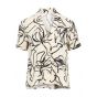 Object objsanne s/s re shirt aop noos sandshell
