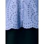 Object objbitten s/s v-neck top jacaranda