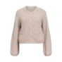 Object objsaggia re l/s knit cardigan noos humus