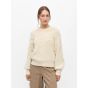 Object objhollow l/s knit pullover noos birch zebr