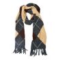 Object objzena knit scarf dark grey melange