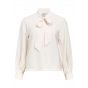 Object objjacira l/s re bow shirt white sand