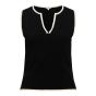 Object objviva s/l re v-neck knit top noos black