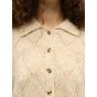 Object objkaisa flora 3/4 knit cardigan birch