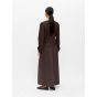 Object objlaila ls v-neck top noos seal brown