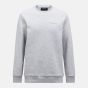 Peak Performance orginial small logo crew-med grey