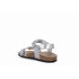 Geox J Adriel Girl Pea.SynGlTex Silver Black