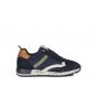 Geox J Alben Boy Nylon Suede Navy/Military