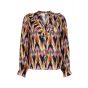 Aaiko jill multi ethnic blouse oak