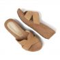 Lazamani Beige Mules H Wedge