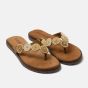 Lazamani Mey toe slipper flex sole multi